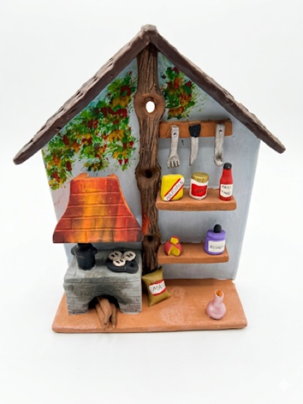 Handcrafted Miniature Kitchen Wall Décor - Multicolor